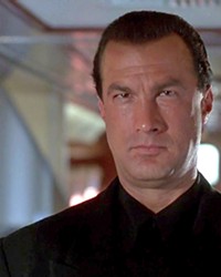 FIGHTER Steven Seagal is the everyman of action heroes, like in 1995's Under Siege 2: Dark Territory.s