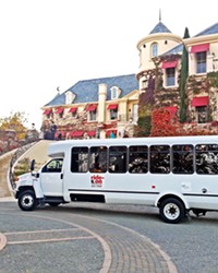 SHUTTLE UP Aside from its social services transportation programs, Ride-On also provides shuttles to and from the airport, train station, and wedding and van pool services.