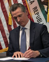 NEXT STEPS During a press conference on April 14, Gov. Gavin Newsom outlined the framework the state will use to decide when to lift the existing stay-at-home order.