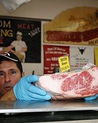 GOT MEAT? Arroyo Grande Meat Co. owner Henry Gonzalez is feeling the impacts of the coronavirus as many of his products are out of stock.