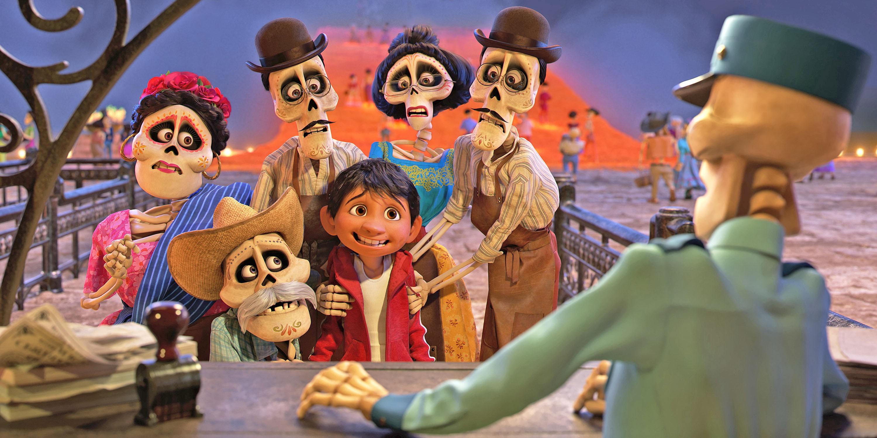 Coco Family Picture with a green screen. : r/coco