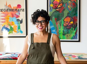 Activist and artist Favianna Rodriguez leads local poster workshop