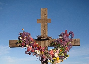 A cross burns in Arroyo Grande
