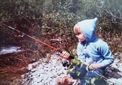 PHOTO COURTESY OF LARRY PARKER - CHILDHOOD MEMORIES I was 5 years old in this photo, taken at General Creek near our cabin at Lake Tahoe. Now, more than three decades later, my husband and I bring our daughters here to play in the water (we haven't tried fishing yet).