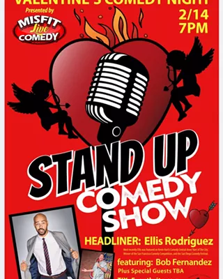 Image: Valentines Comedy Night at The Siren: With Headliner Ellis Rodriguez