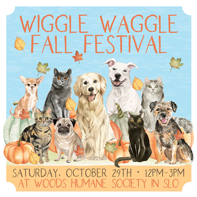 Woods Humane Society Wiggle Waggle Fall Festival on October 29, 2022