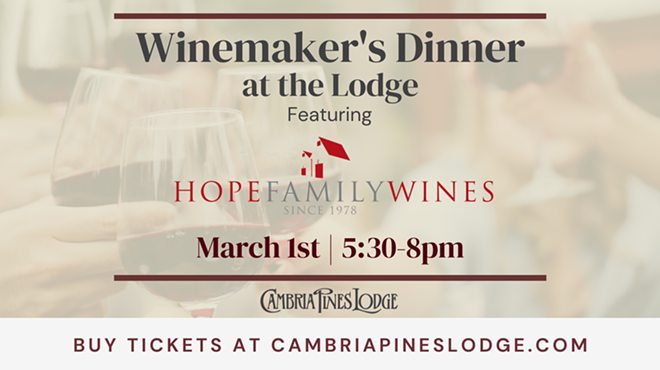 Image: Winemaker's Dinner Featuring Hope Family Wines