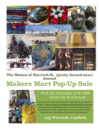 Women of Warwick Makers Mart PopUp Sale
