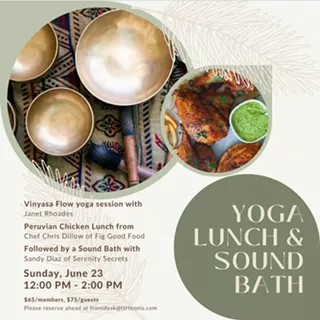 Image: Yoga Luncheon and Serenity Sound Bath