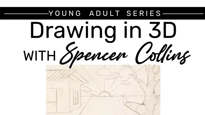 Image: Young Adult Art Class: Drawing in 3D